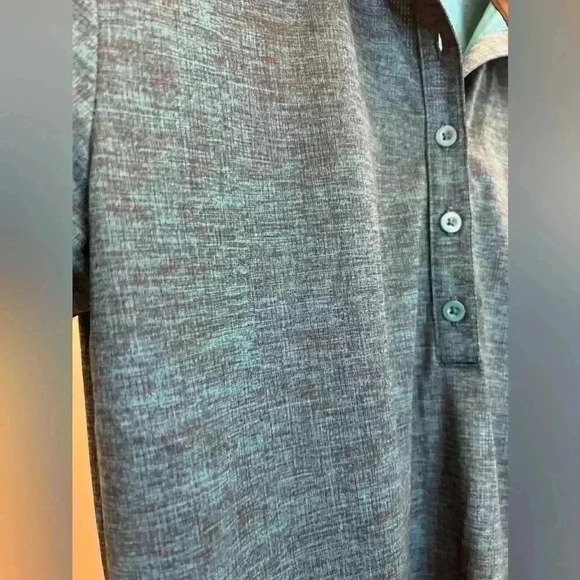 Nike Golf Women's Dri-FIT Crosshatch Polo Blue Size S Short Sleeve - Picture 4 of 9